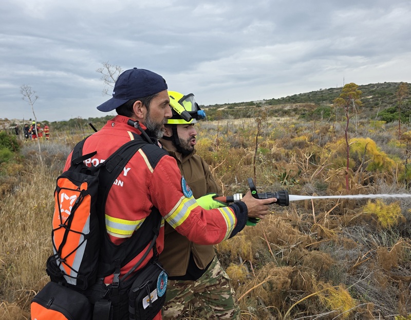 SupportCY's drones take to the skies for fire prevention