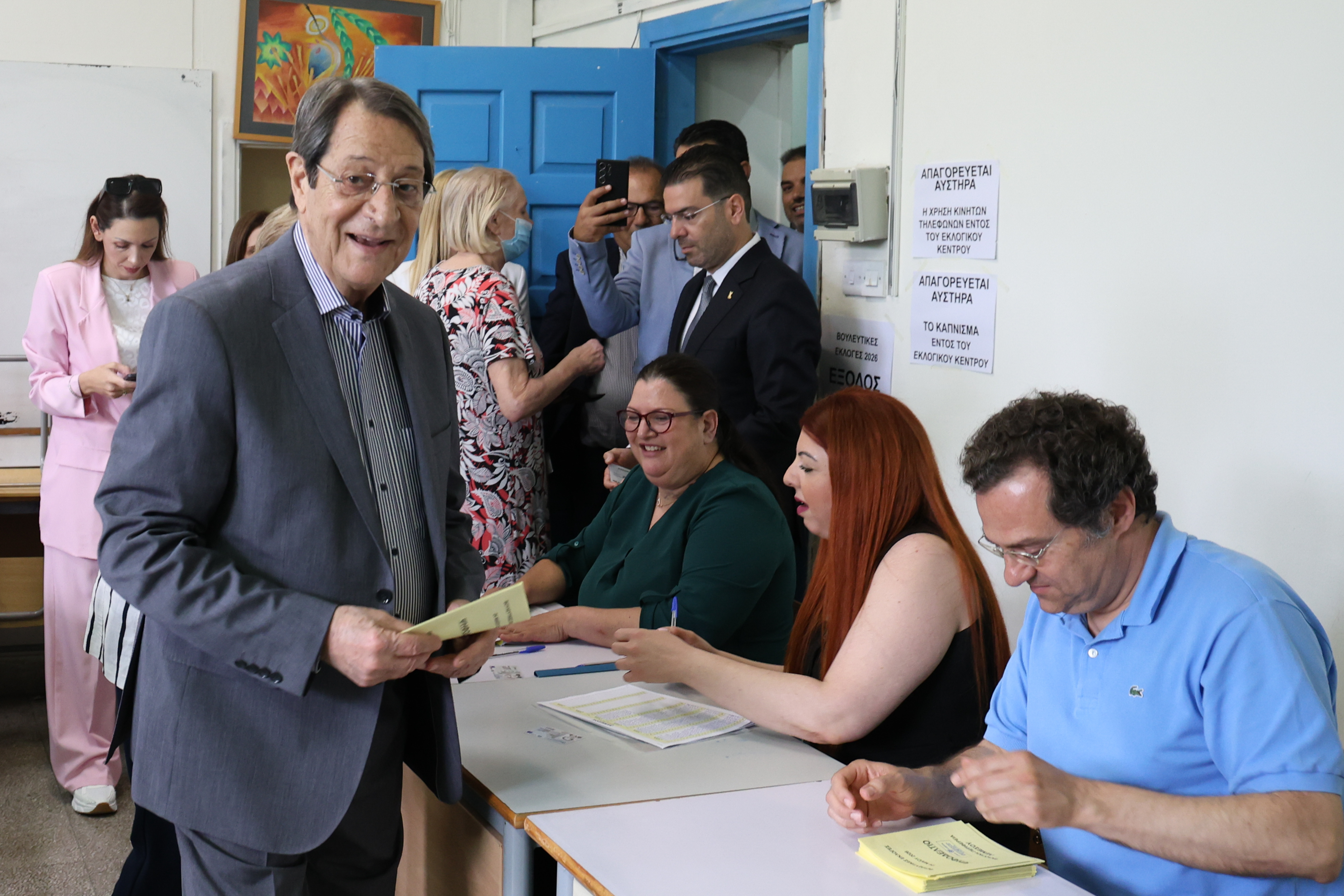 parliamentary elections, elections, Disy, voting, Anastasiades