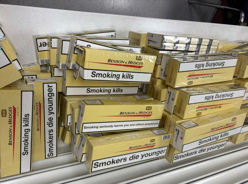 cover British passenger remanded after cigarettes seized at airport