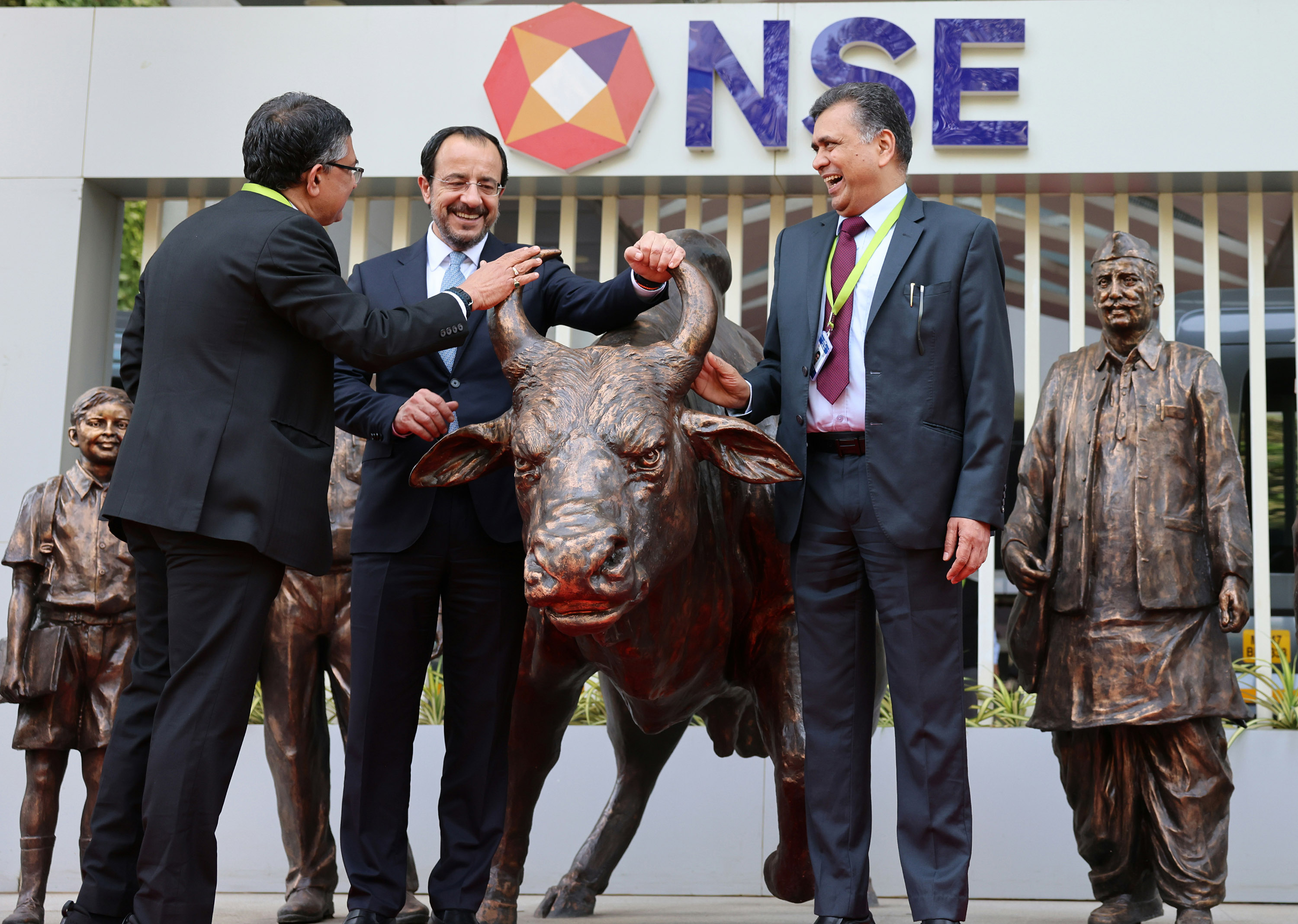 Mumbai, Christodoulides, stock esxchange