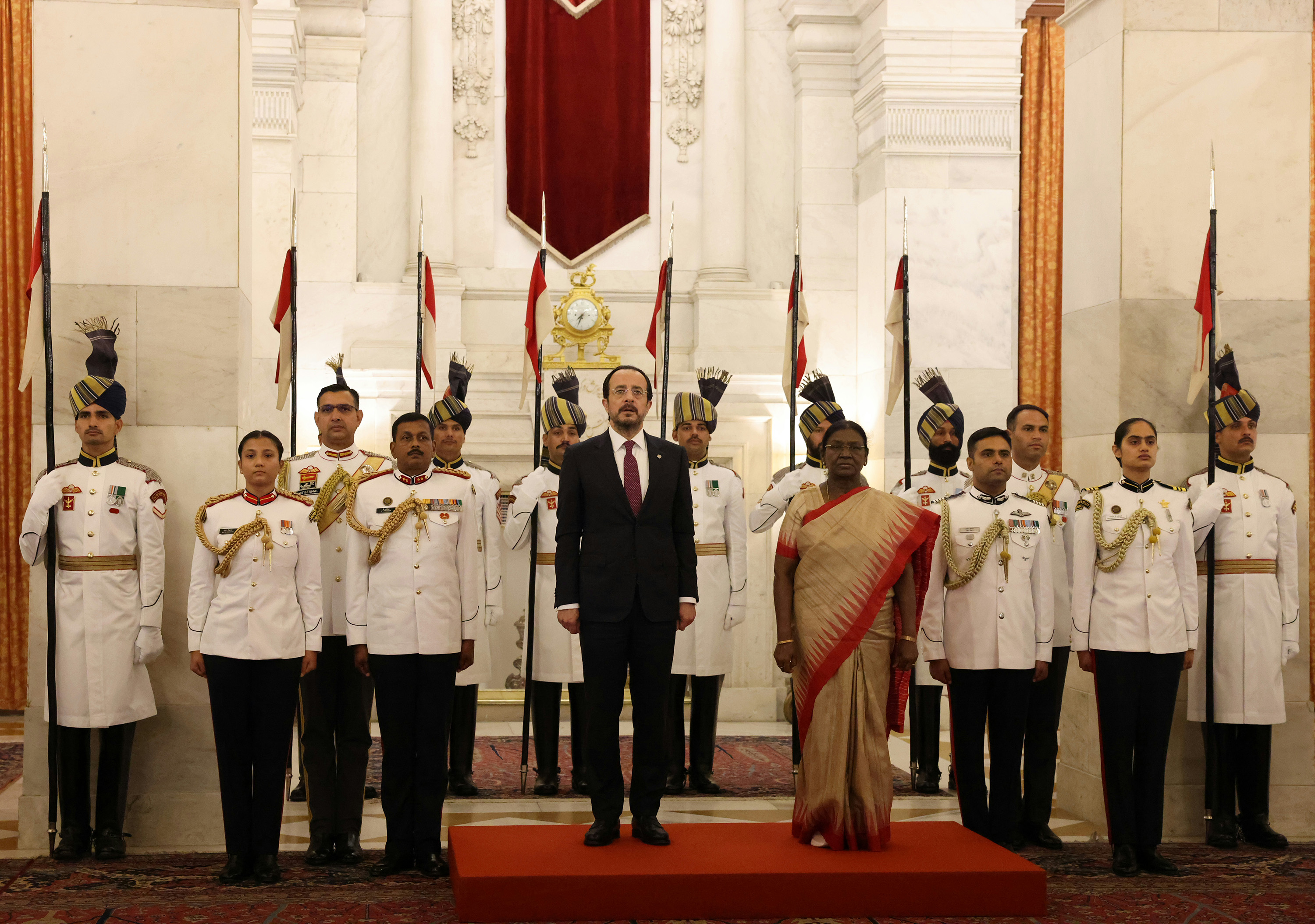 Christodoulides, Modi, president, India, New Delhi