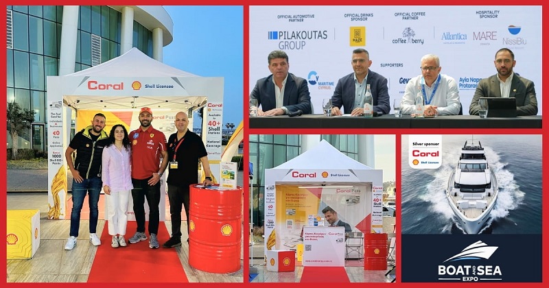Coral Cyprus (Shell Licensee) the Silver Sponsor at Boat & Sea Expo 2026