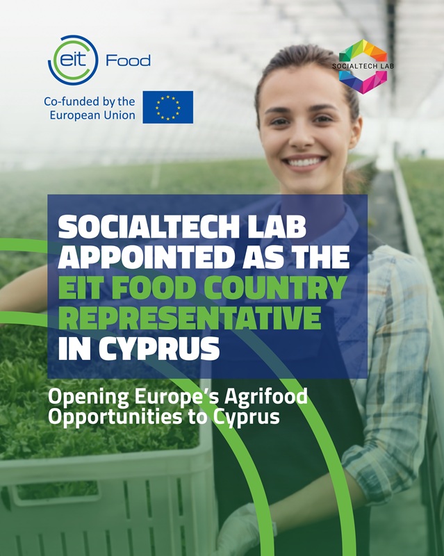 cover SocialTech Lab appointed Cyprus representative for EIT Food