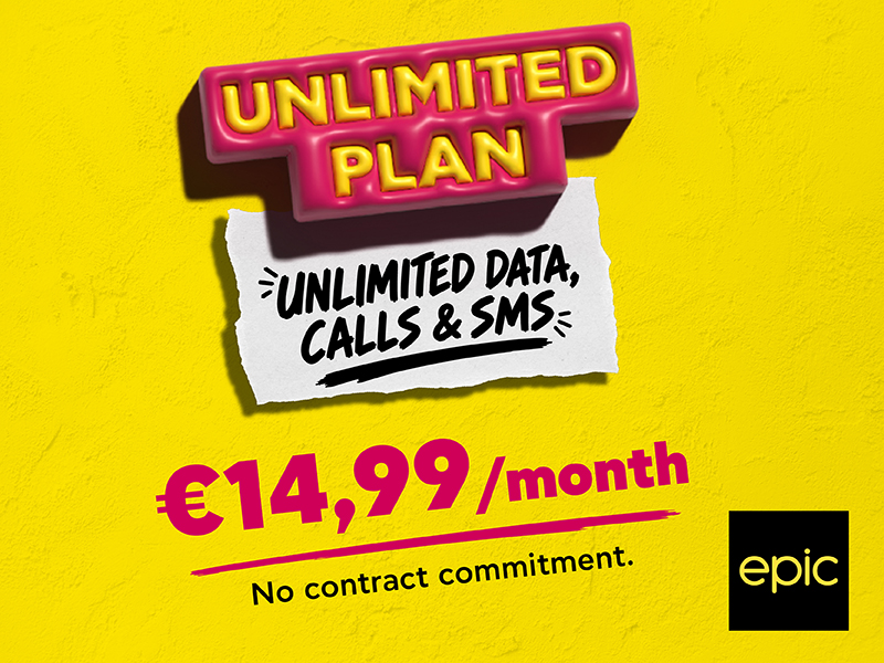 image Everything unlimited with Epic for just €14.99/month and no contract
