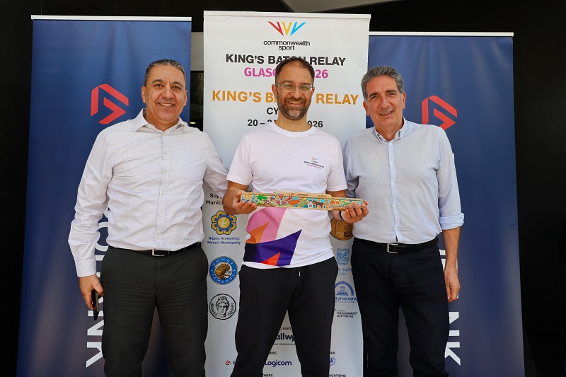 Eurobank HQ included on King's Baton Relay route, promoting sporting unity