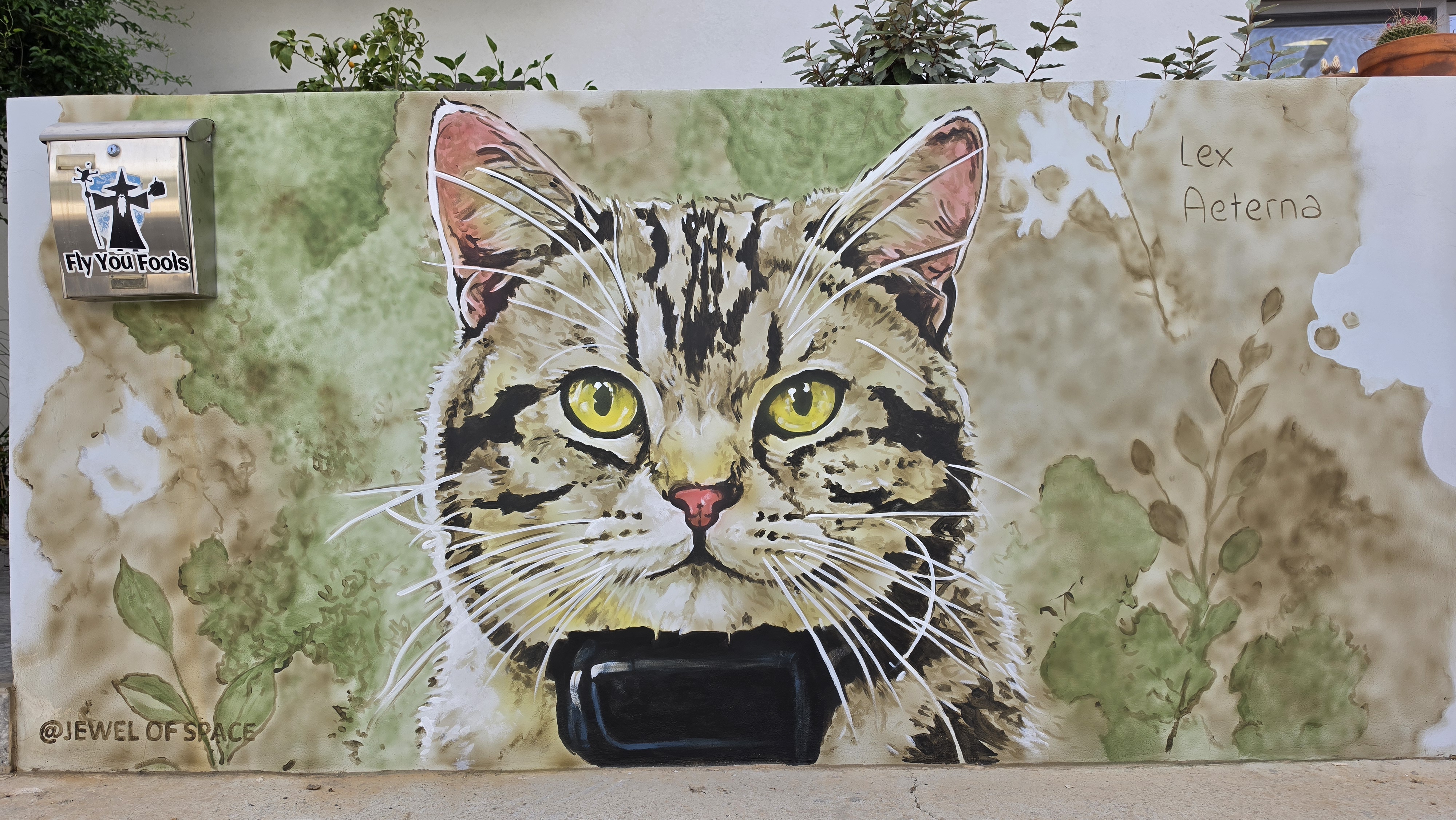 cover Mural painted in memory of poisoned cat