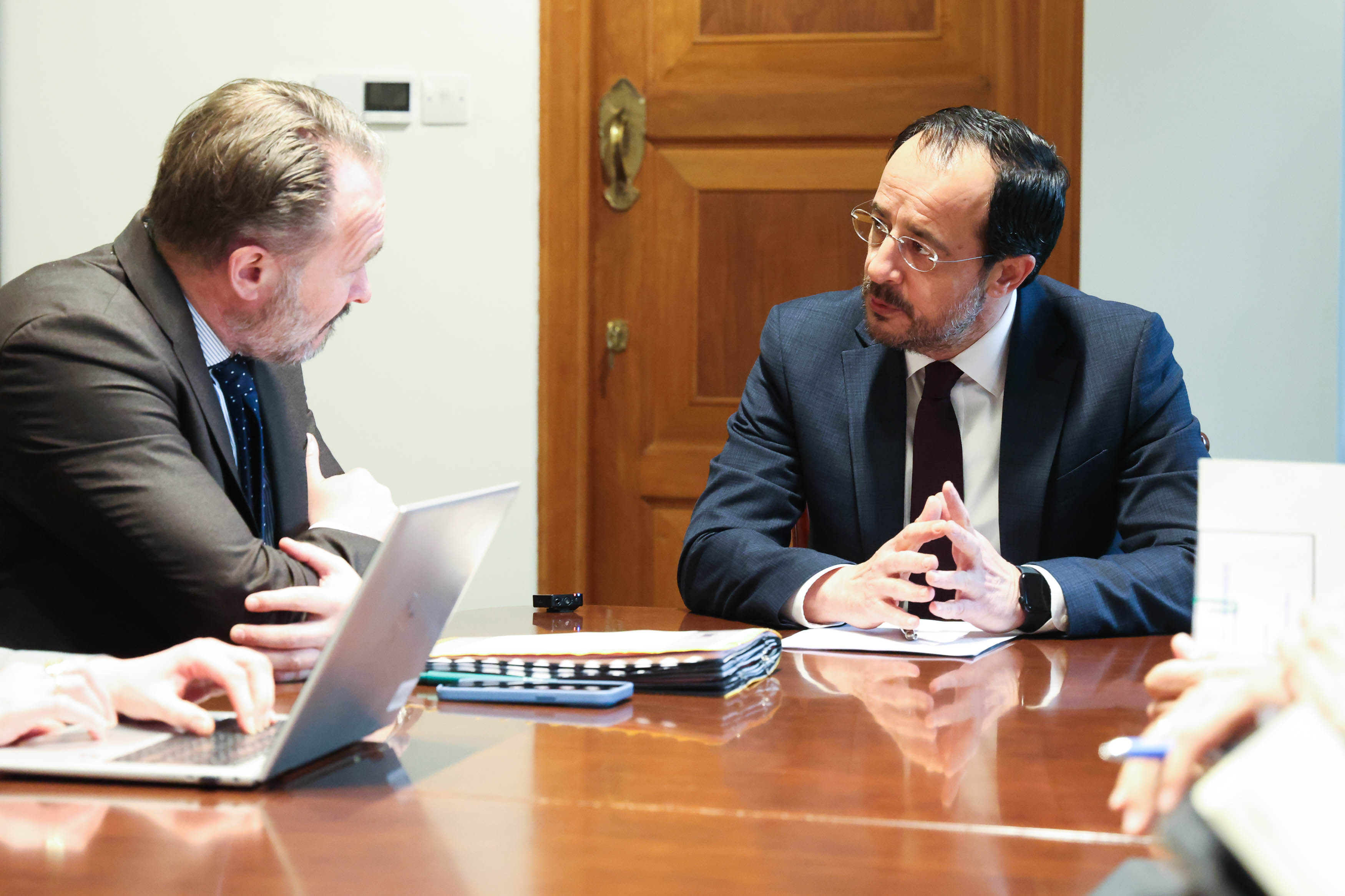 image Christodoulides meets EU commissioner for energy