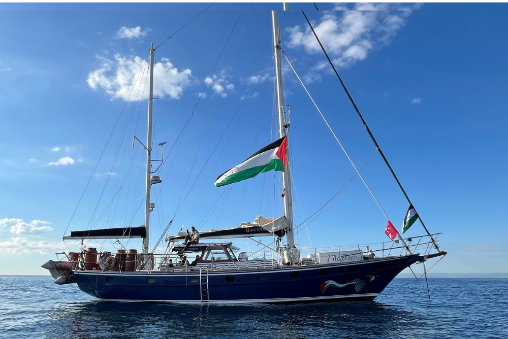 Gaza flotilla vessel docks in Paphos after Israeli interceptions at sea