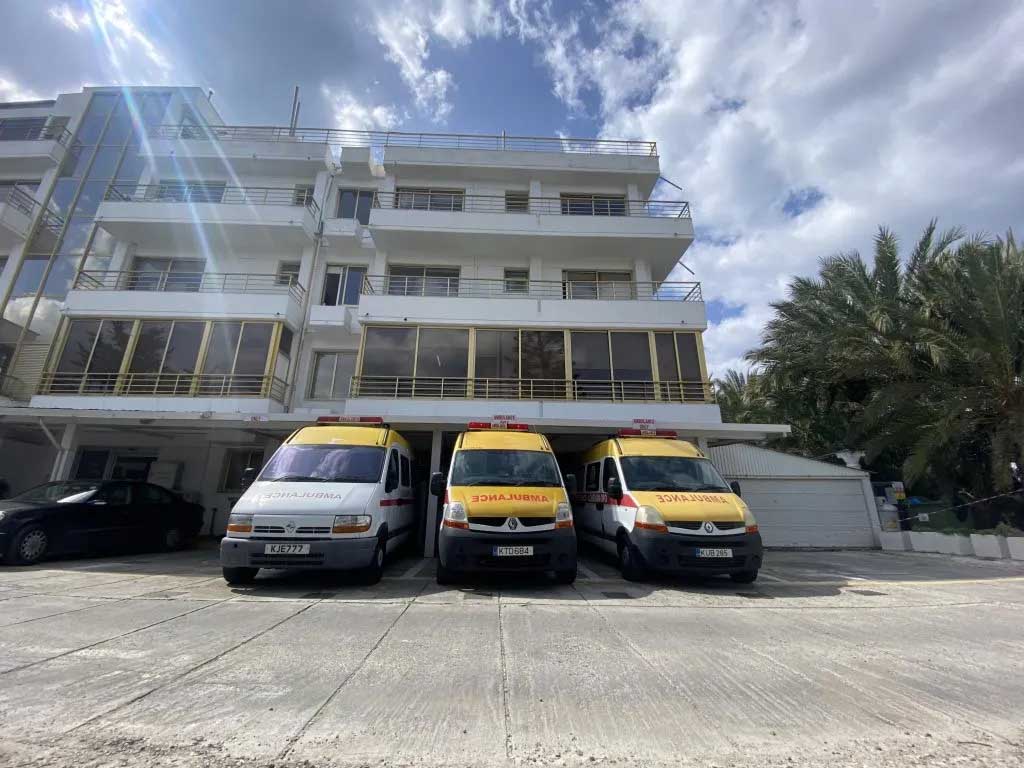 cover Ambulances set on fire outside private hospital