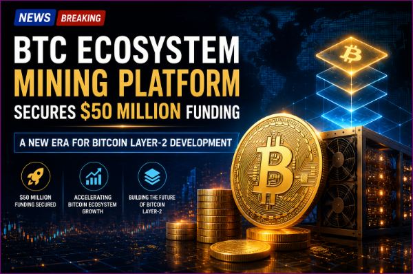 cover BTC Ecosystem mining platform secures $50 million in funding: Ushering in a new era of Bitcoin layer 2 development