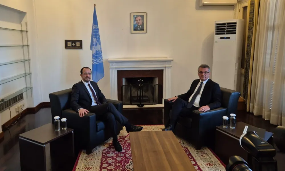 image Christodoulides to meet Erhurman in UN buffer zone