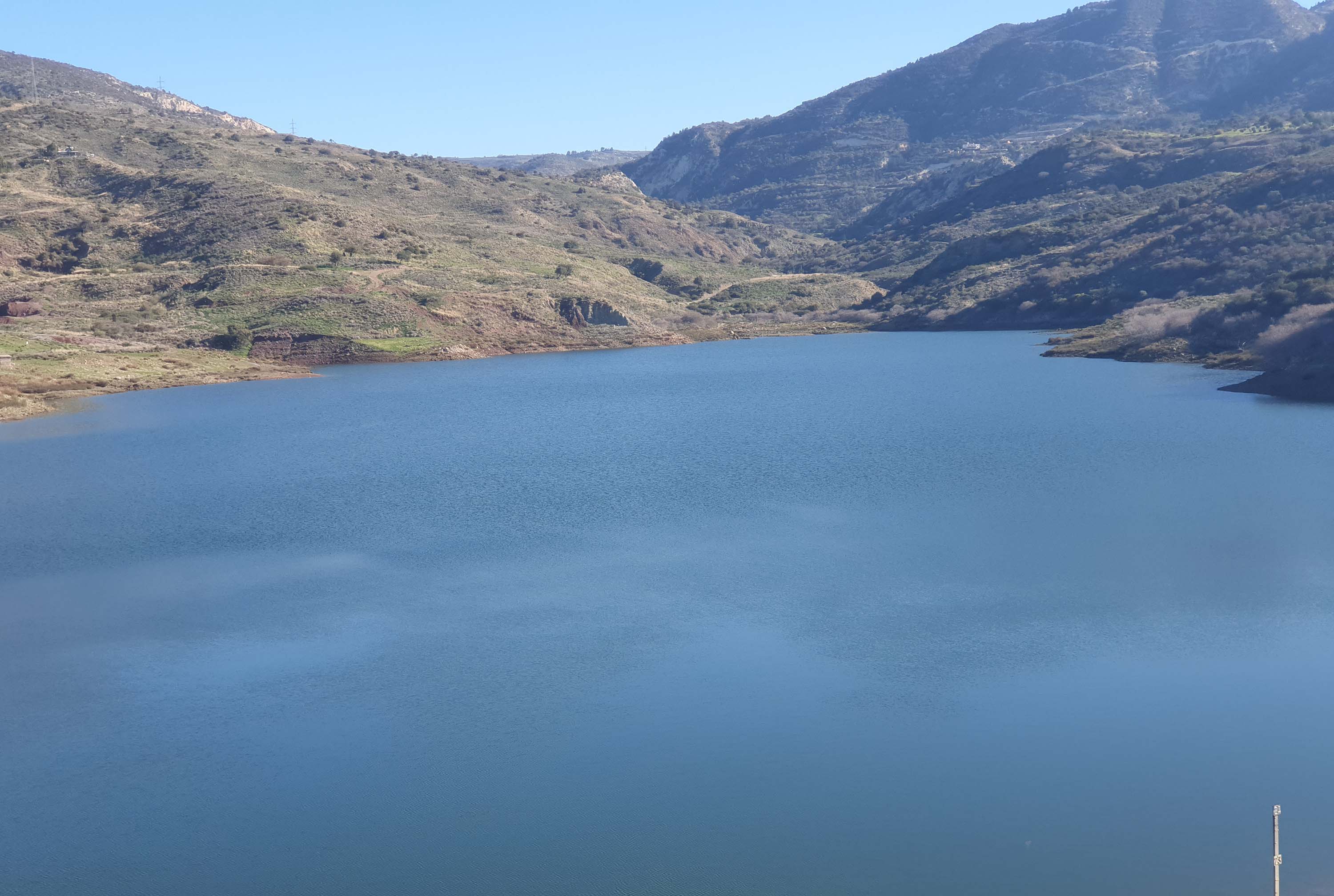cover Paphos reservoirs above 50 per cent capacity after rainfall