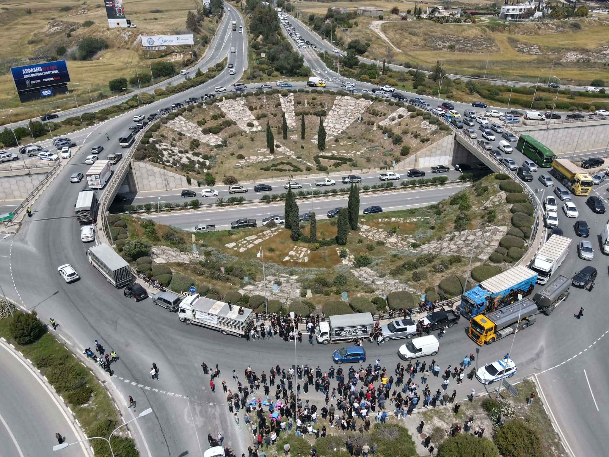 image Police presence planned in Rizoelia ahead of farmers’ protest