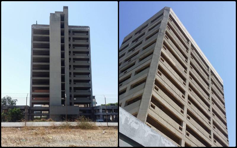 cover Derelict 14-storey building in Limassol being demolished