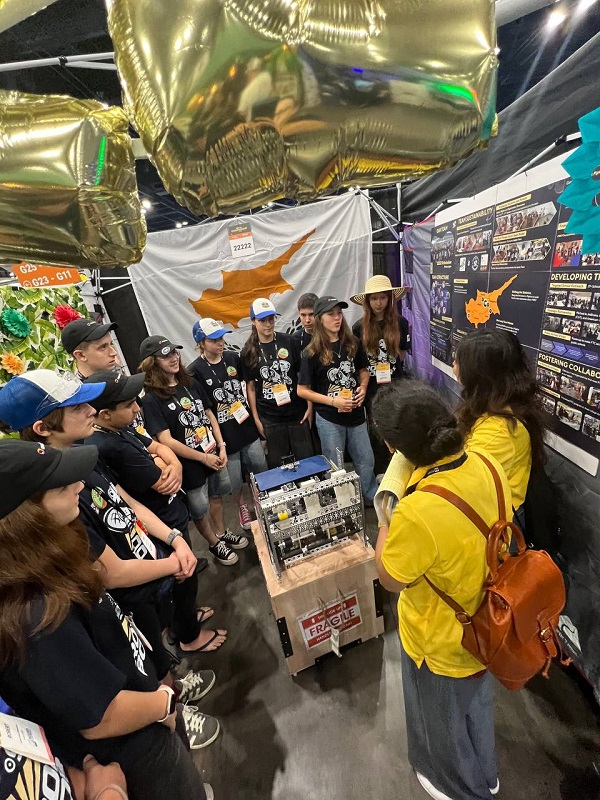 Historic milestone: Paphos team awarded at world robotics championship in Houston