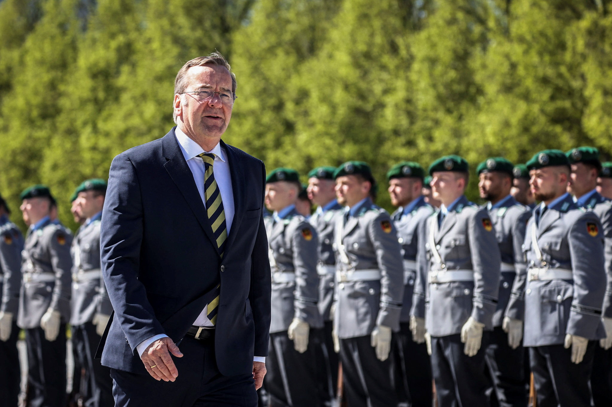 cover Germany urges stronger European defence after US announces troop drawdown