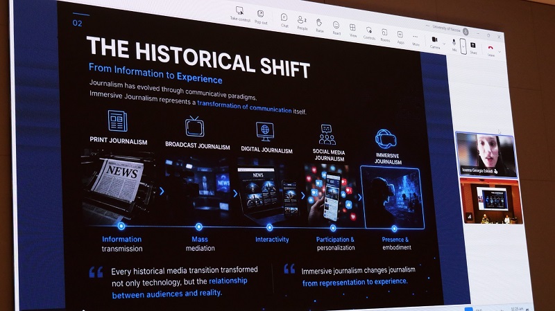 cover UNIC seminar explores future of journalism via immersive tech
