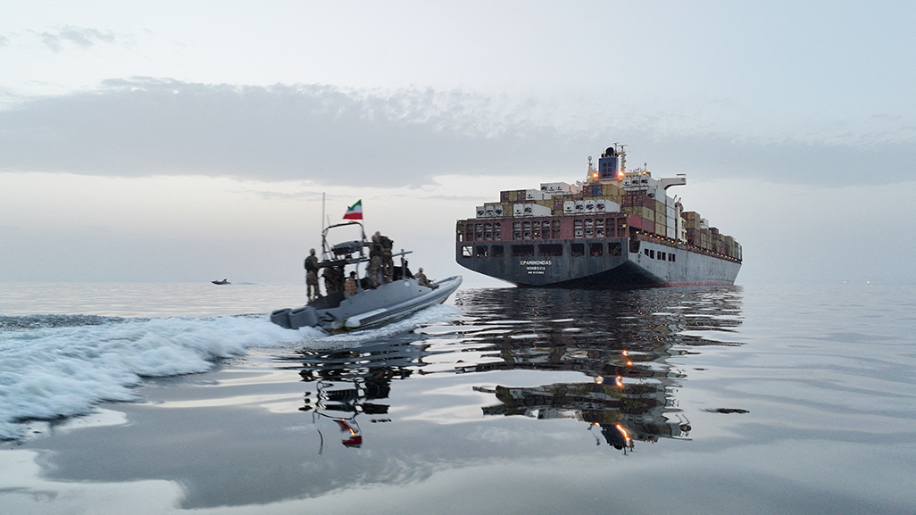 image US says it has missile destroyers in Gulf and two American ships have crossed Strait