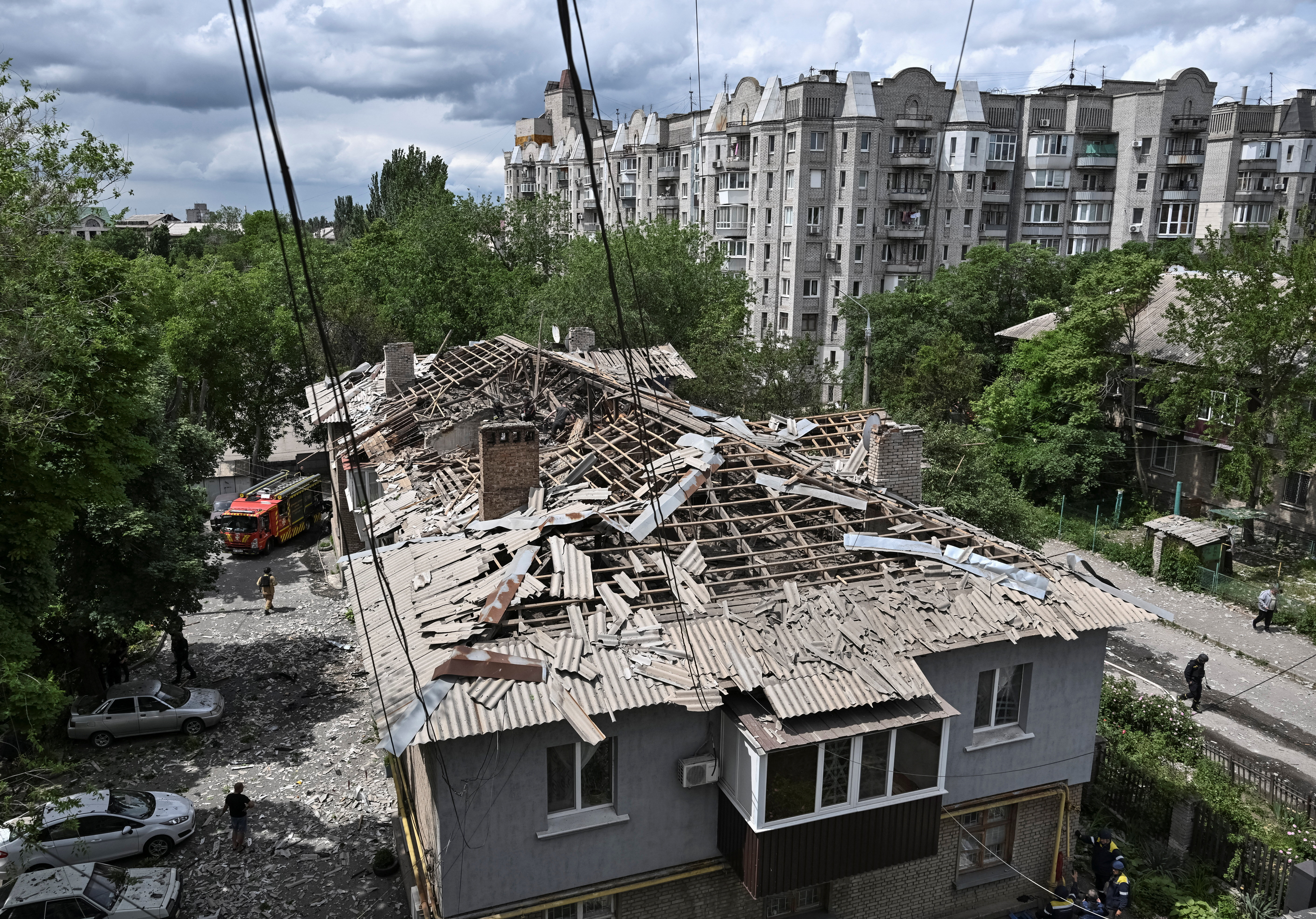 cover Ukrainian drones strike port, oil depot in southern Russia, authorities say