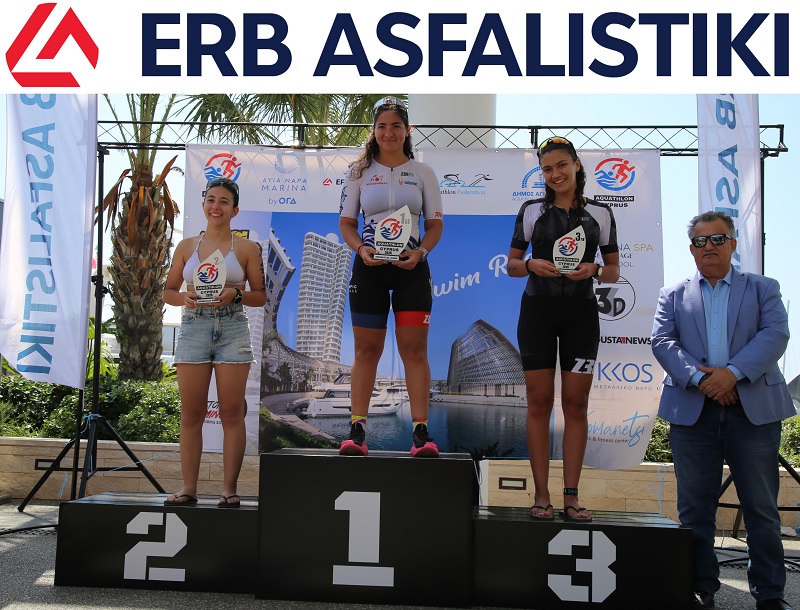 cover ERB ASFALISTIKI supports four triathlon competitions island-wide