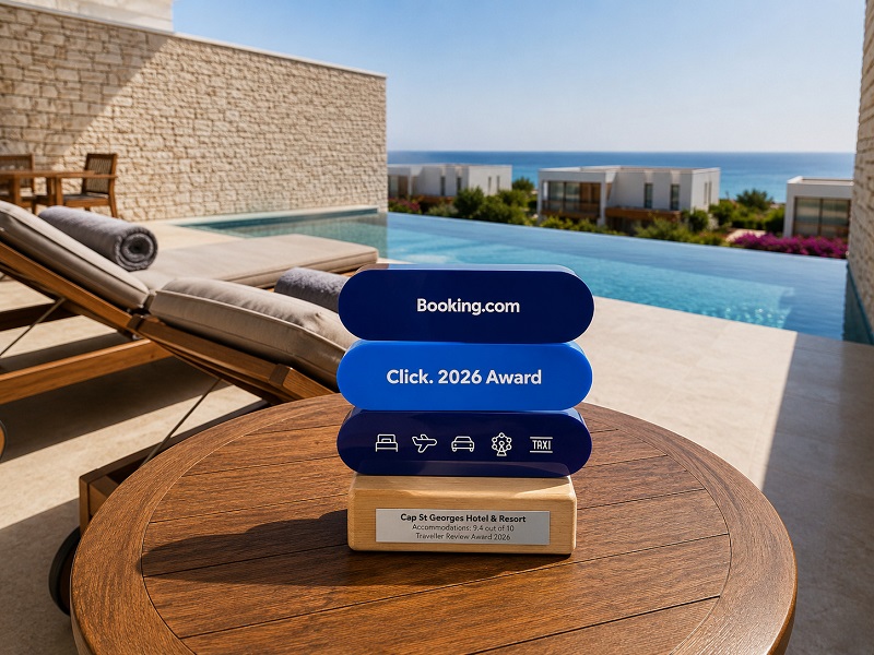 cover Booking.com honours Cap St Georges as Click. EMEA 2026 Partner Spotlight