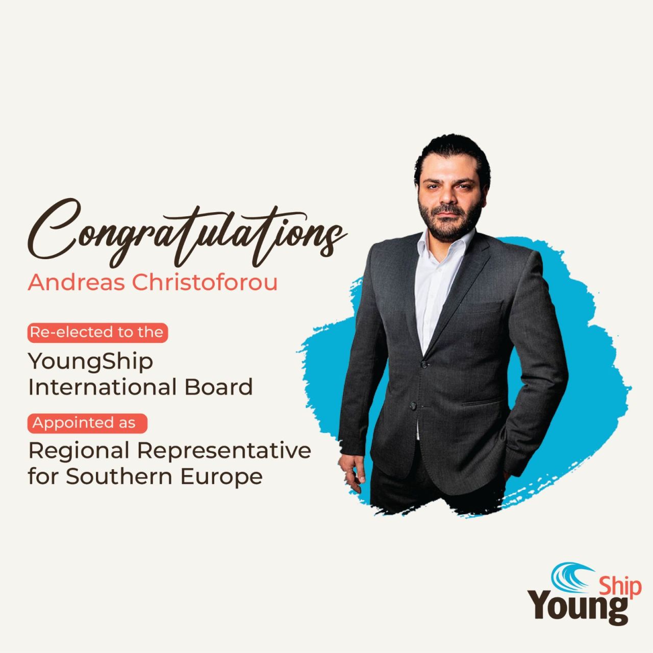 cover Christoforou takes on wider YoungShip role 