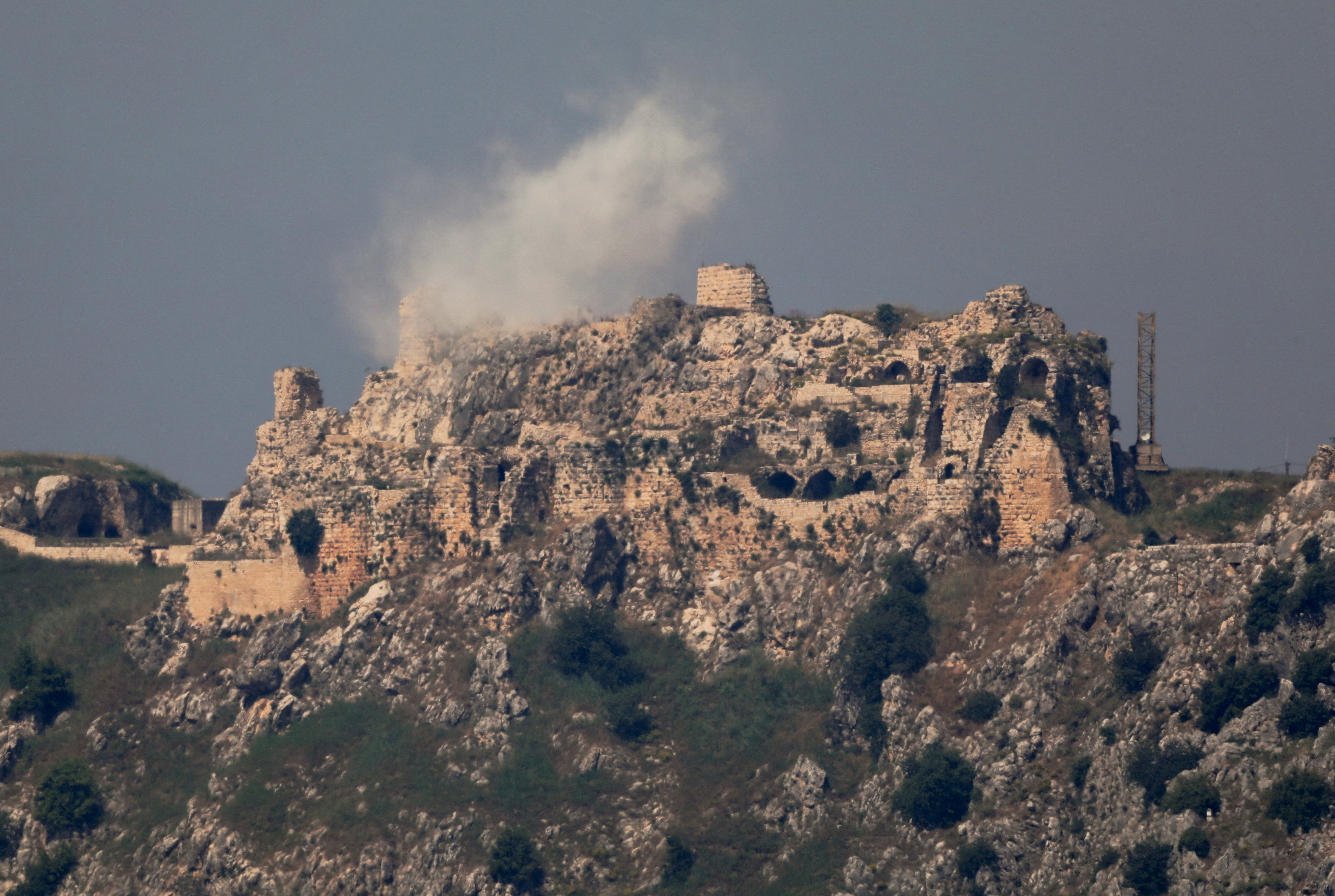 cover Lebanon crusader castle seized by Israel a symbol of bloody history