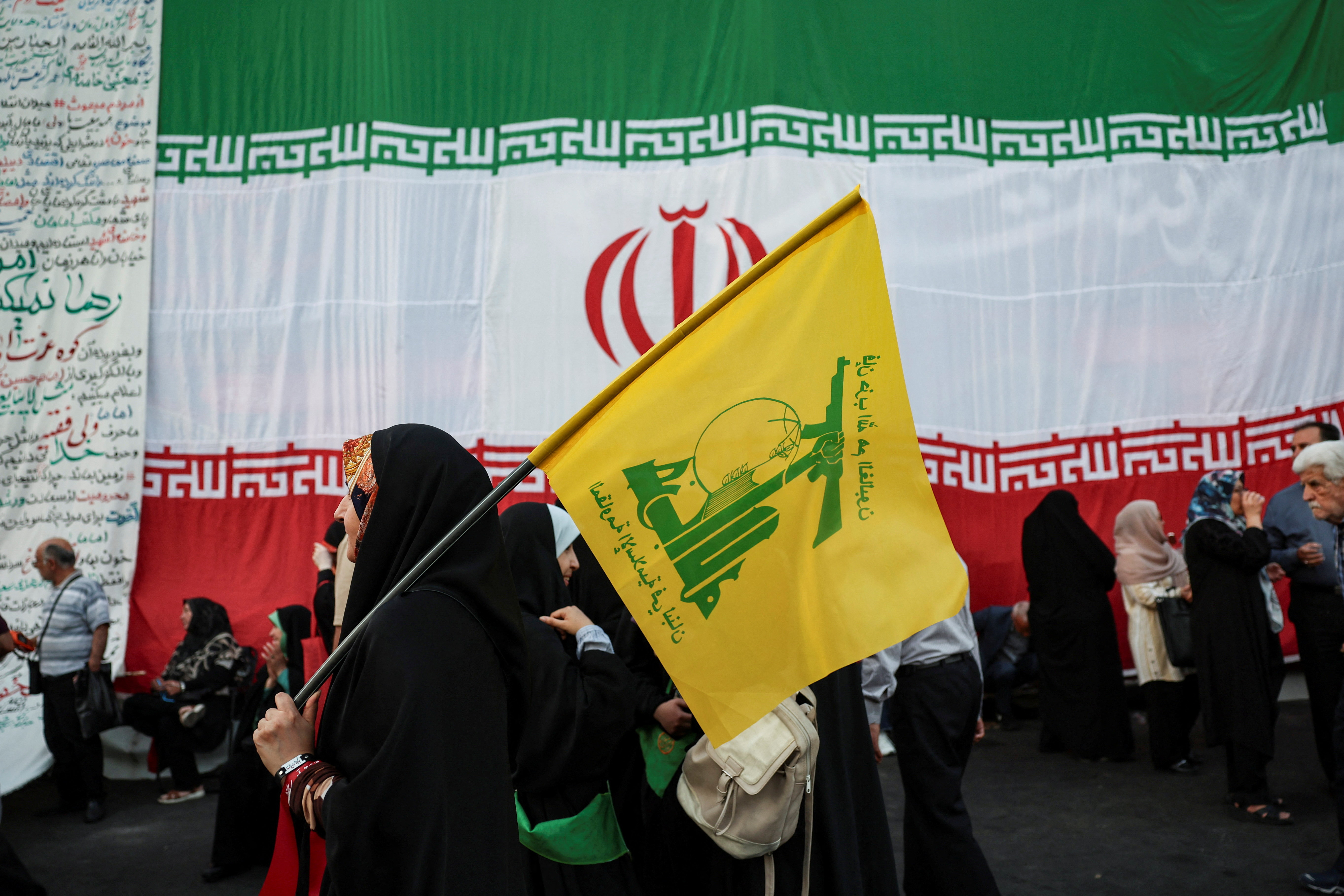 image Iran declares support for Hezbollah with wider peace deal in doubt