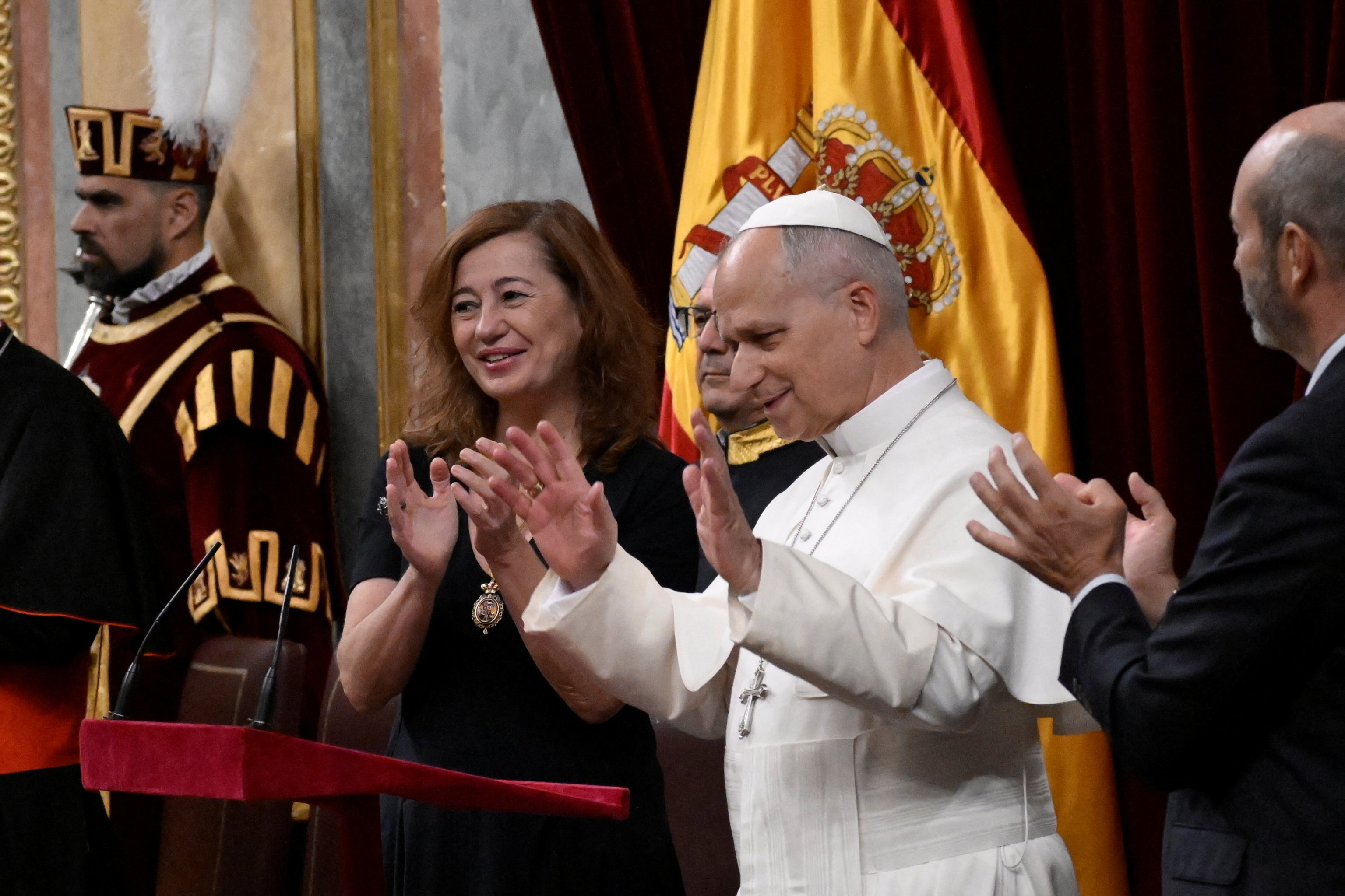 Pope Leo warns Spain’s parliament the world is in ‘profound’