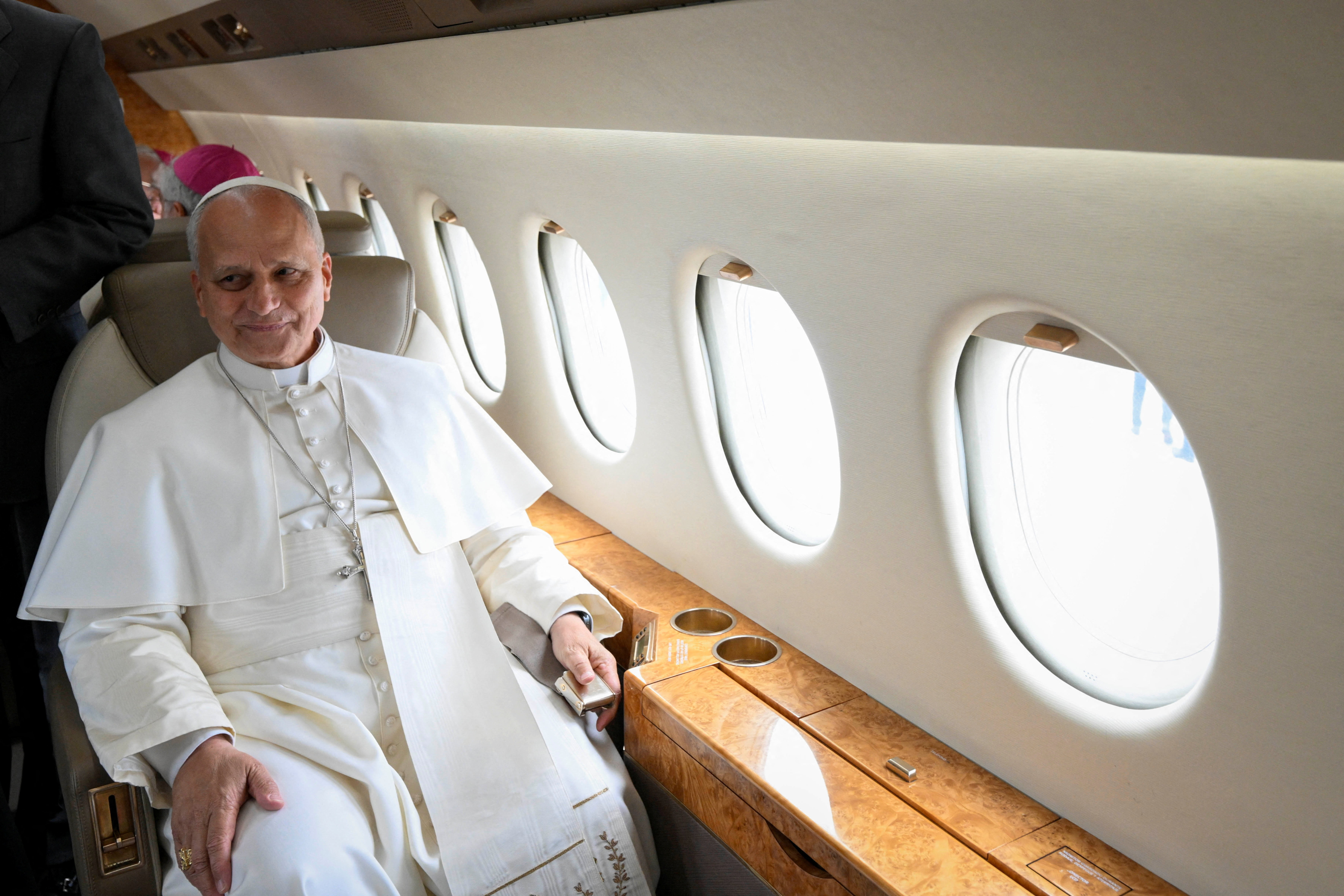 image Pope borrows King of Spain&#8217;s jet to return to Vatican after technical issue