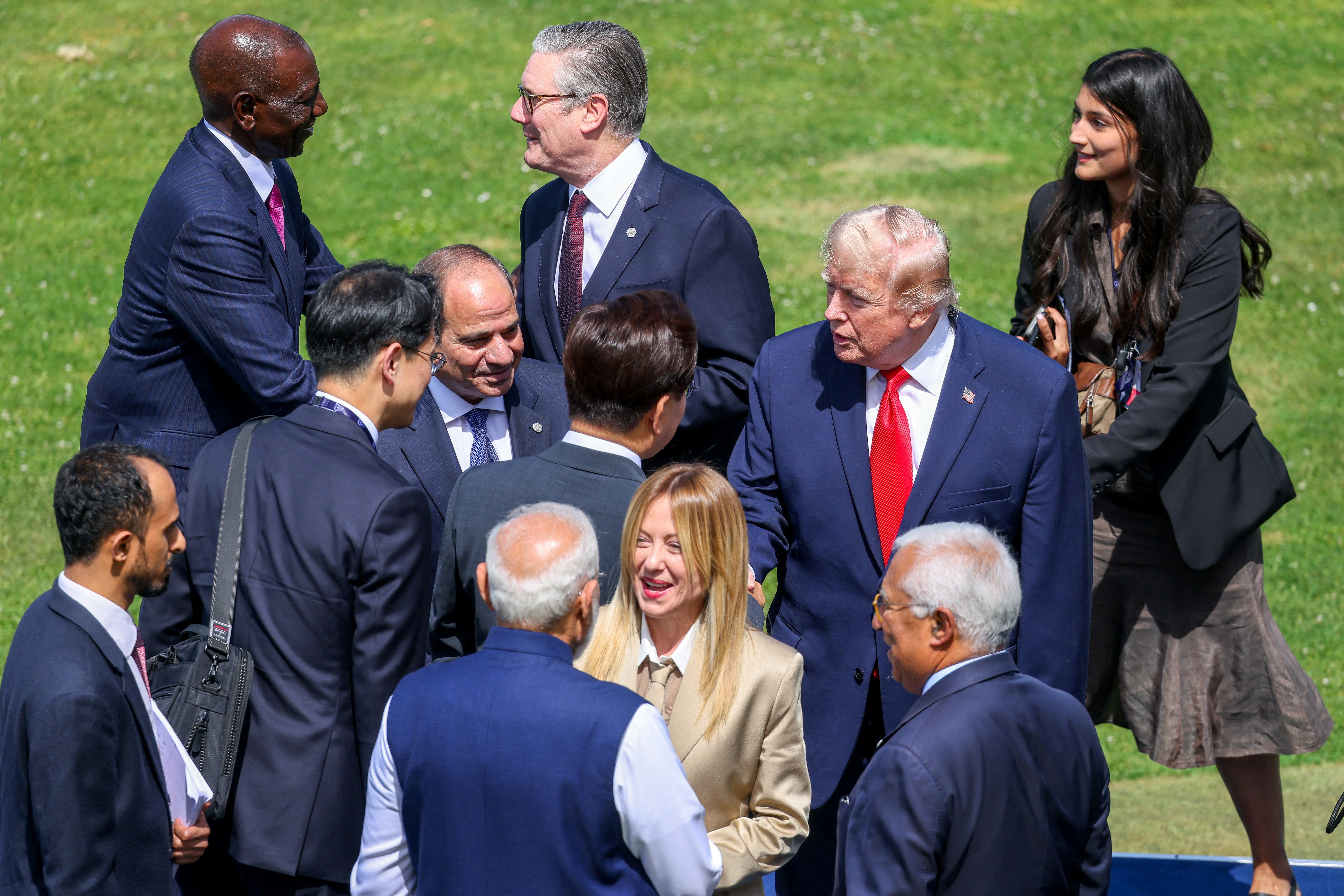 image G7 leaders express optimism for peace after Trump&#8217;s &#8216;very good&#8217; Zelenskiy meeting