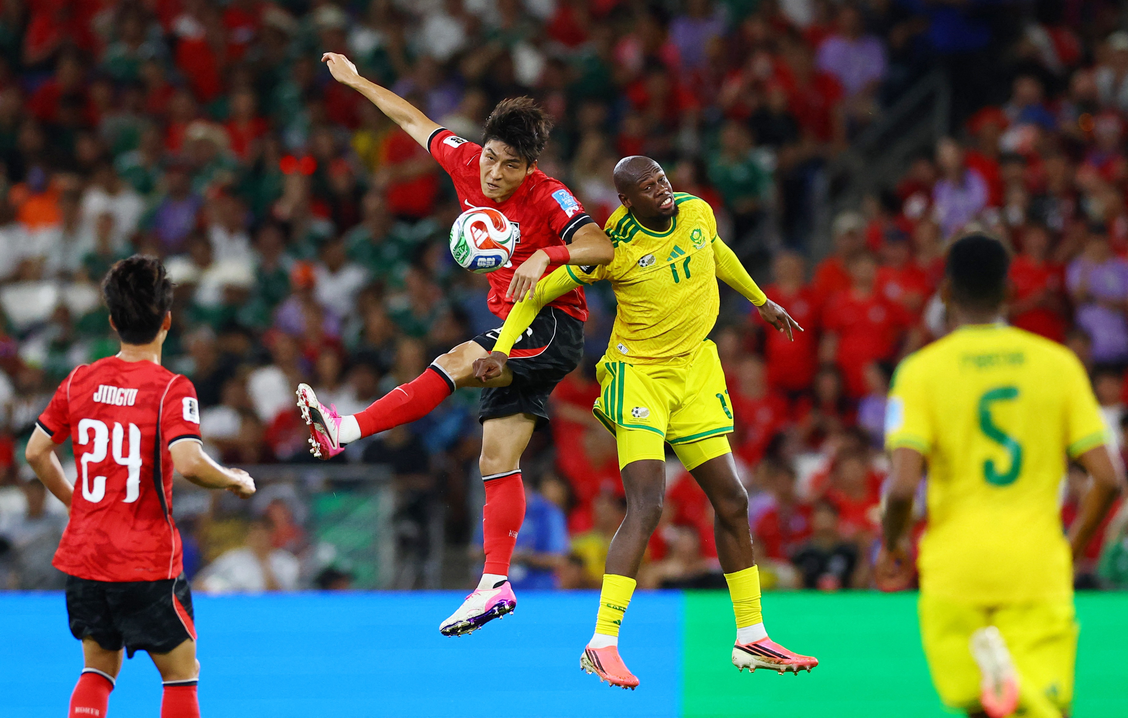 cover Mexico stay perfect and bounce Czechs, S.Africa beat S.Korea to reach knockouts for first time