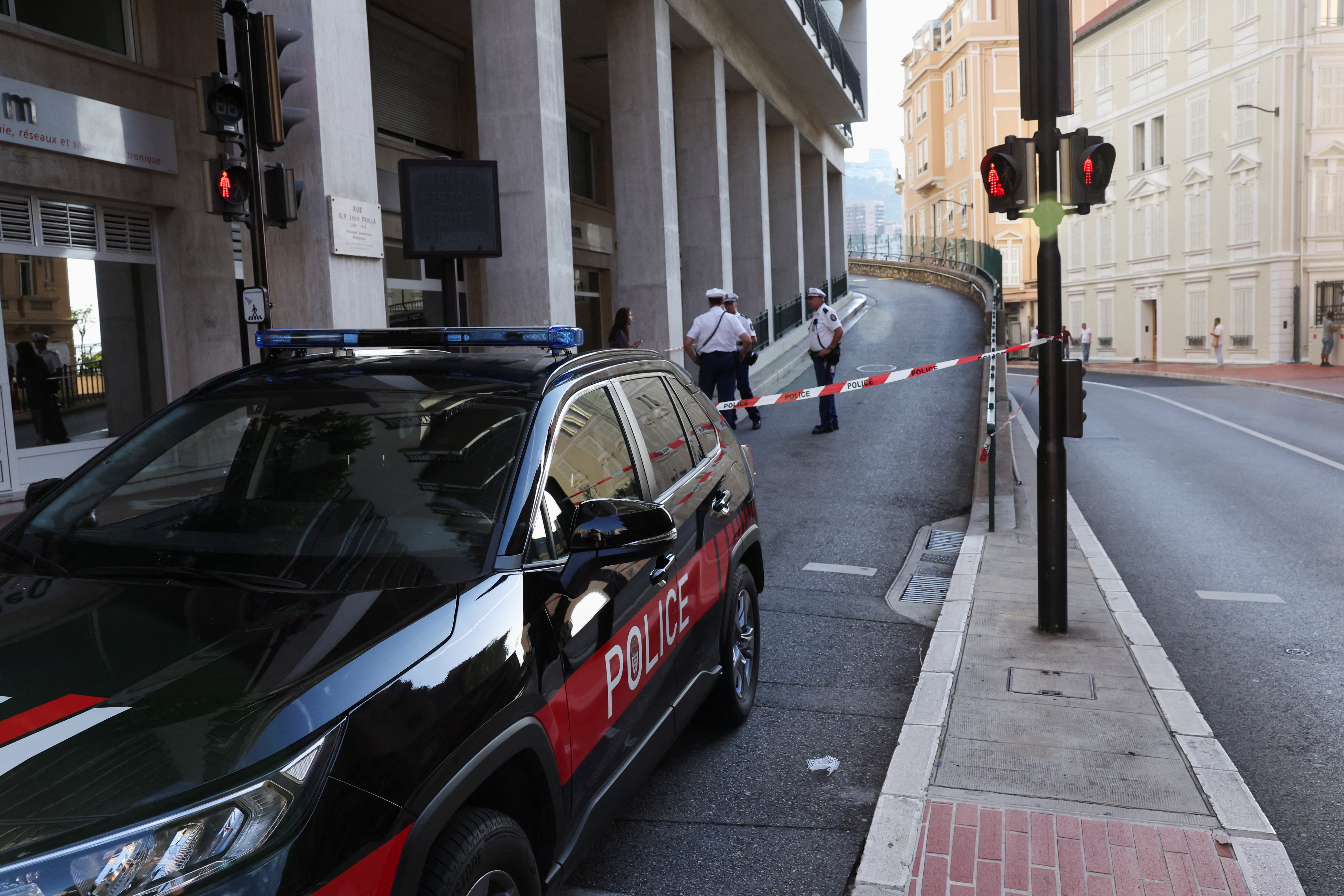 cover Police hunt fugitive after blast in Monaco wounds several