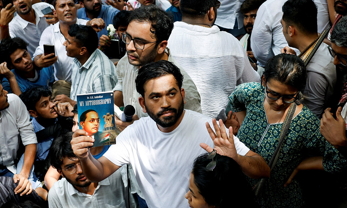 cover India&#8217;s &#8216;Cockroach&#8217; youth movement founder arrives in New Delhi to protest Modi