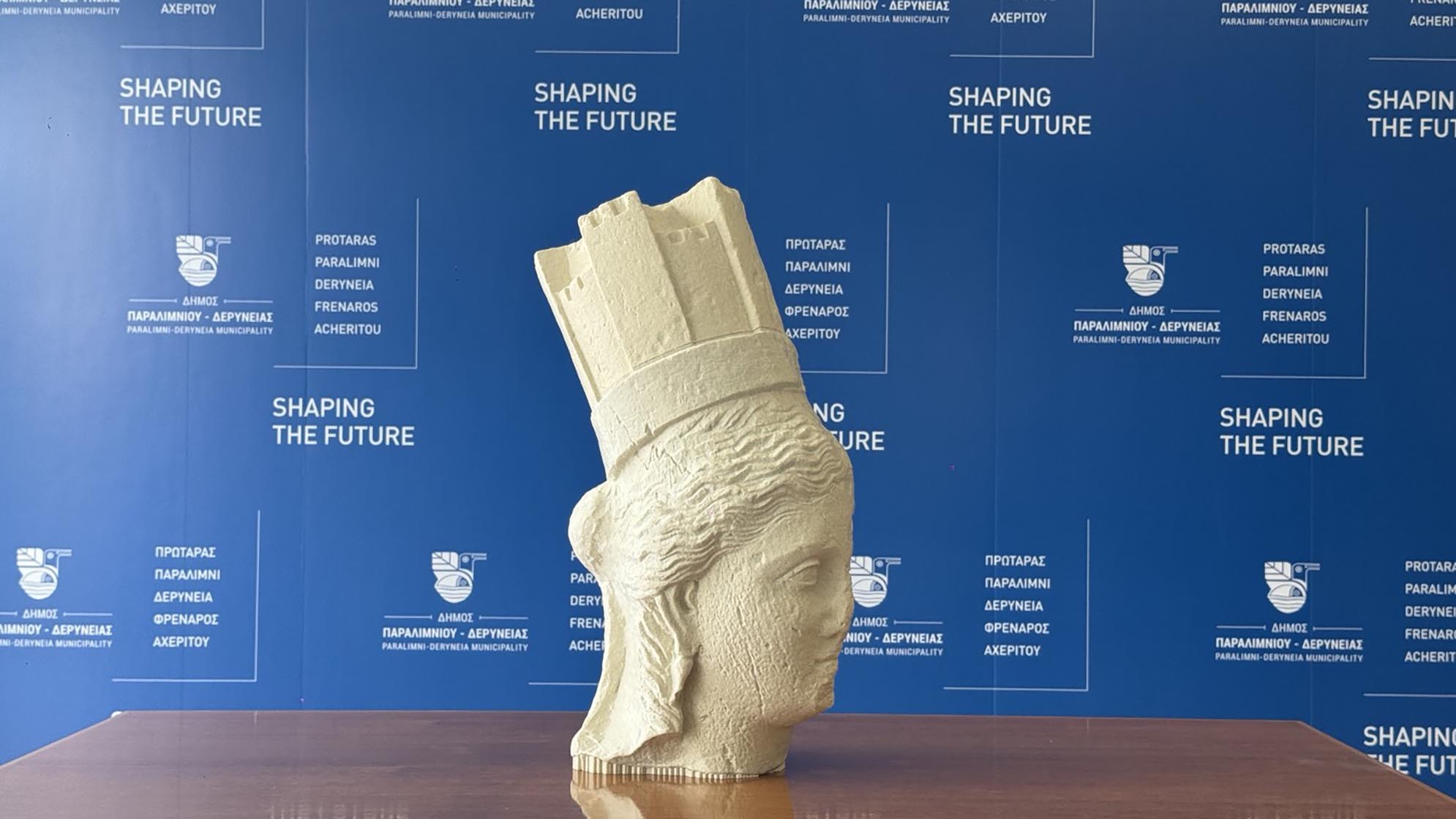German museums bestow replica of ancient Aphrodite head to Cyprus