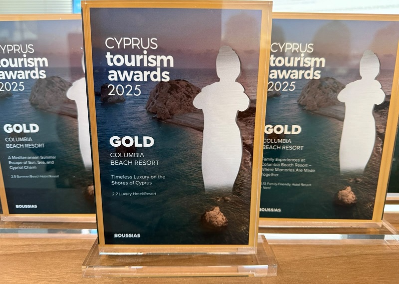 Columbia Beach Resort receives five awards at Cypr