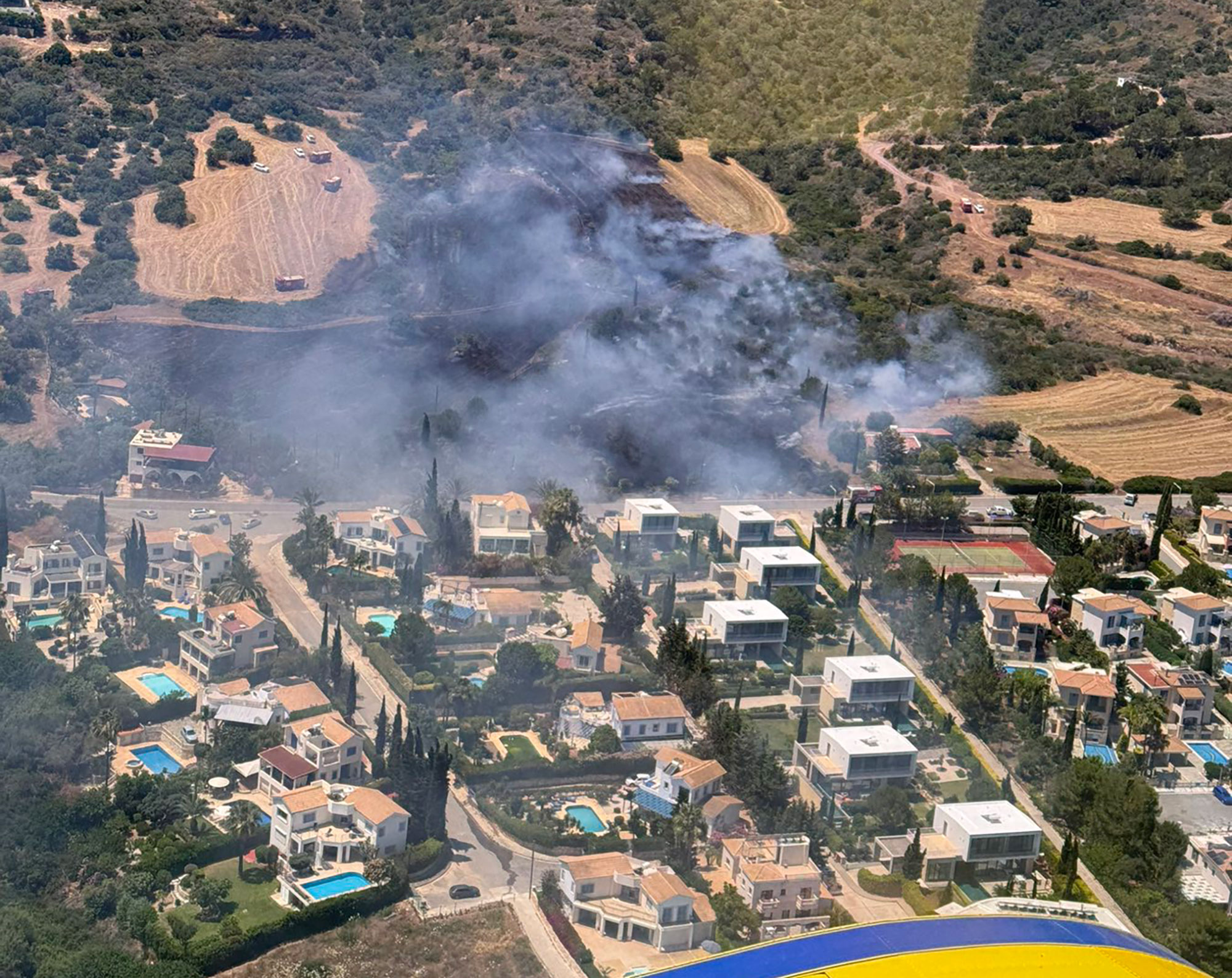 cover Fire near Paphos village brought under control after burning three hectares