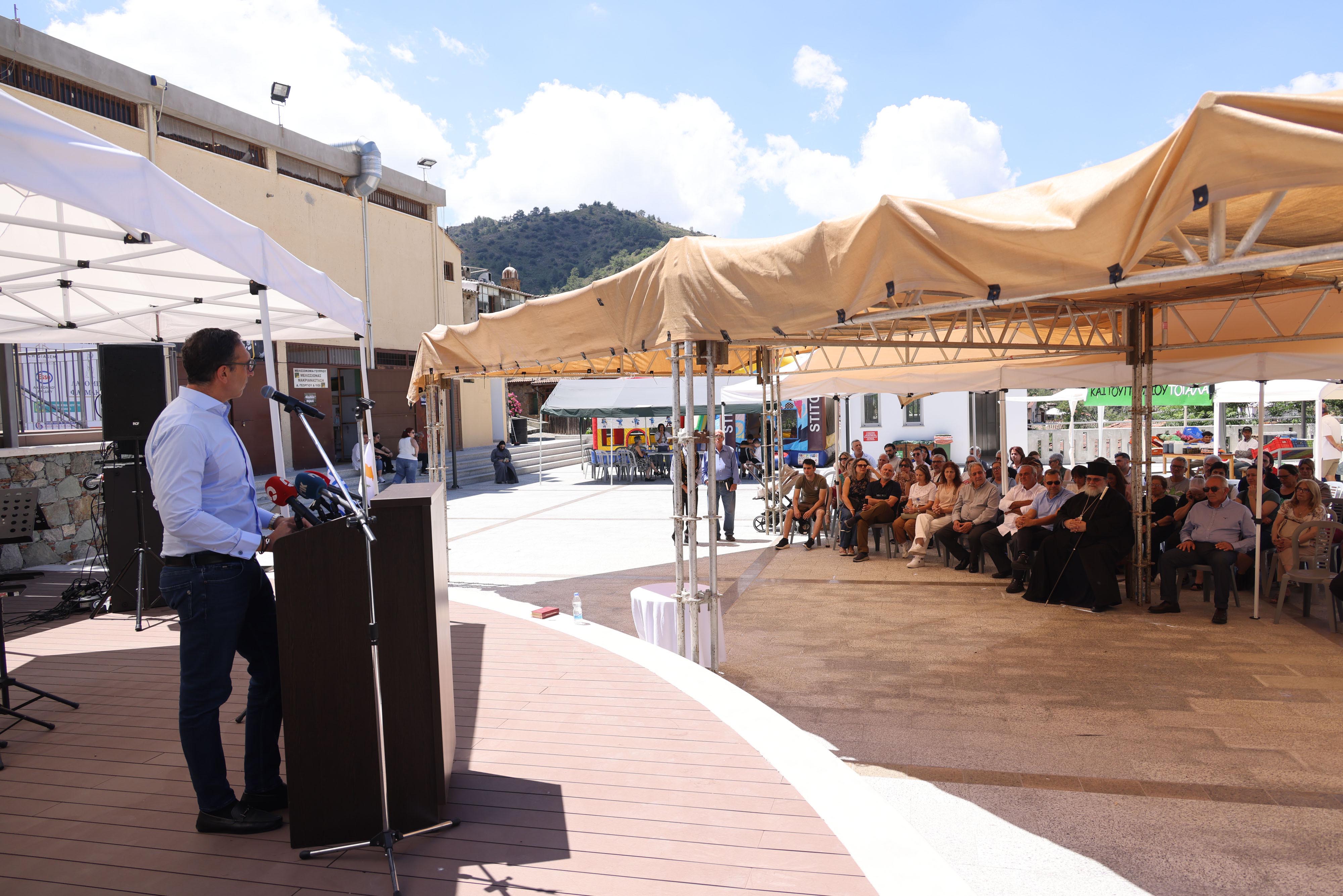 Interior minister, Troodos, Gourri, mountain community