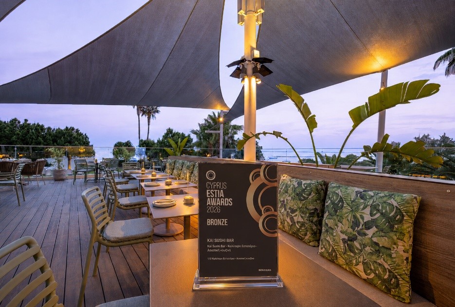 image Kai Sushi Bar receives first Cyprus Estia Award in &#8216;Best Restaurant, Asian Dining&#8217; category