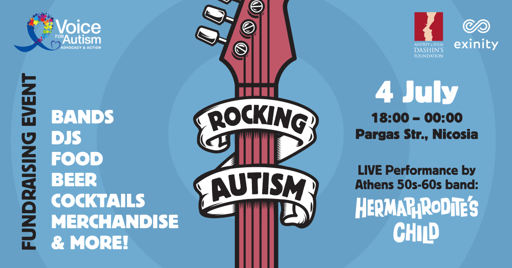 cover ‘Rocking Autism’ in Nicosia with live bands