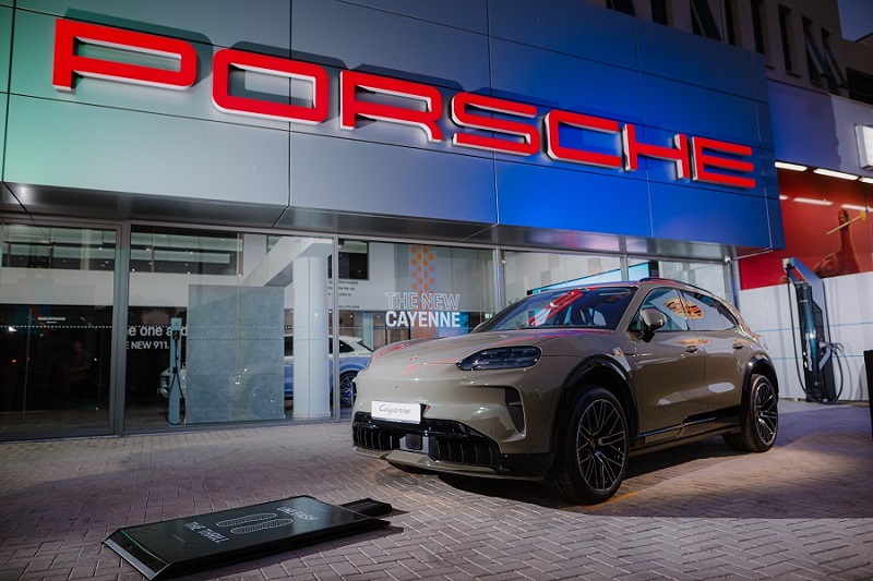 image New Porsche Cayenne Electric unveiled at vibrant Limassol street party