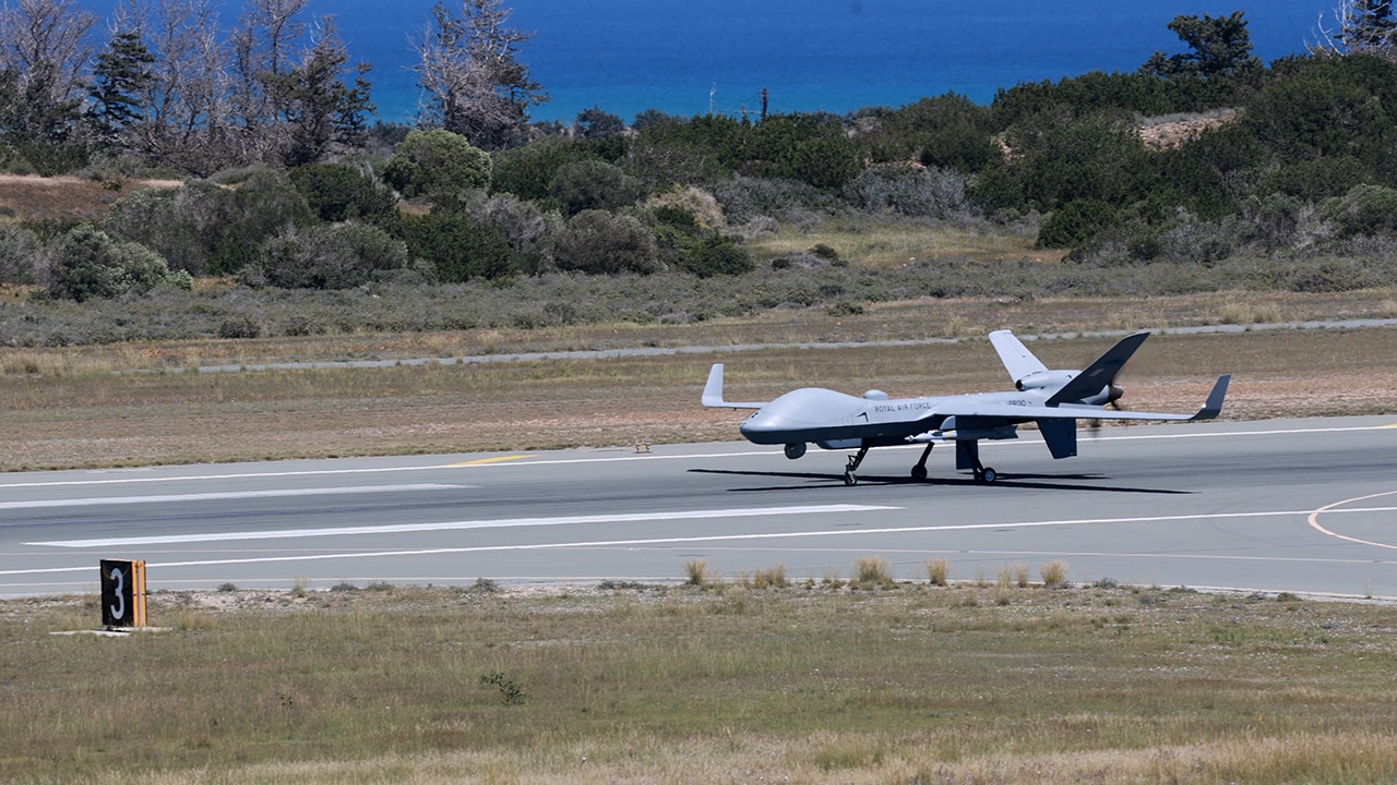 cover RAF deploys advanced spy drones to Akrotiri