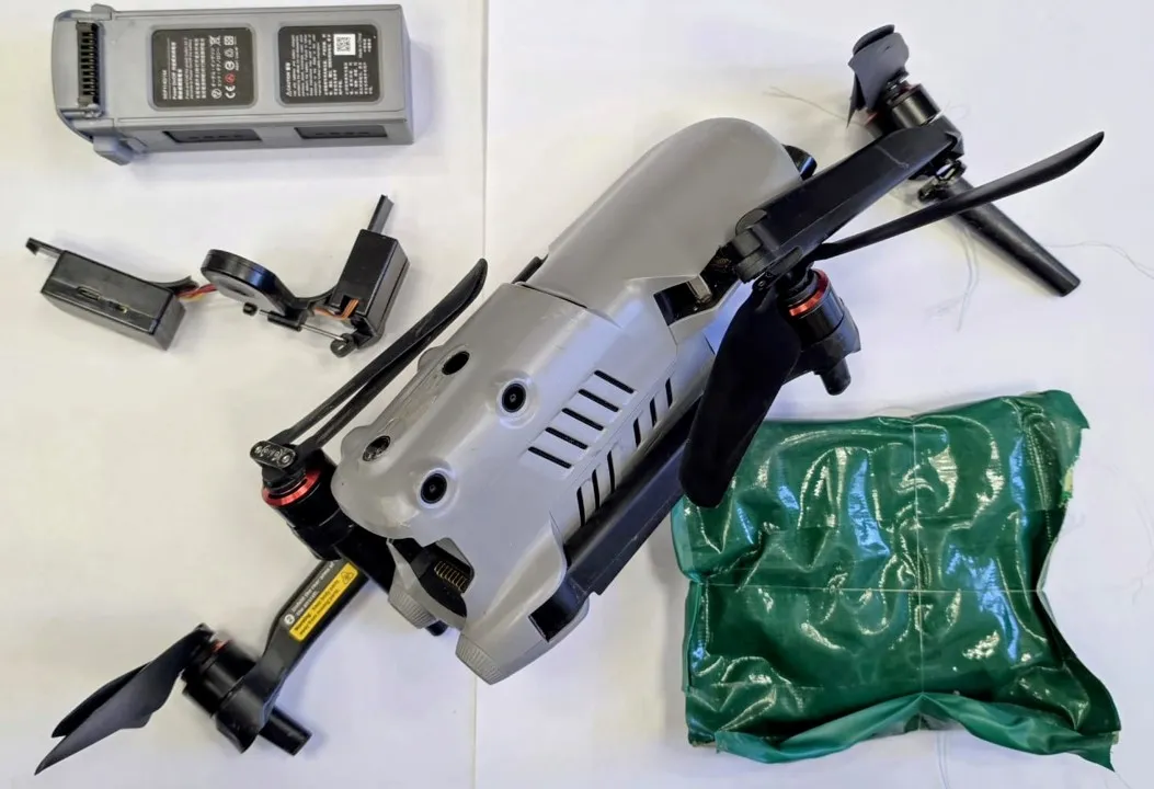 image Drone carrying suspicious package intercepted at central prisons