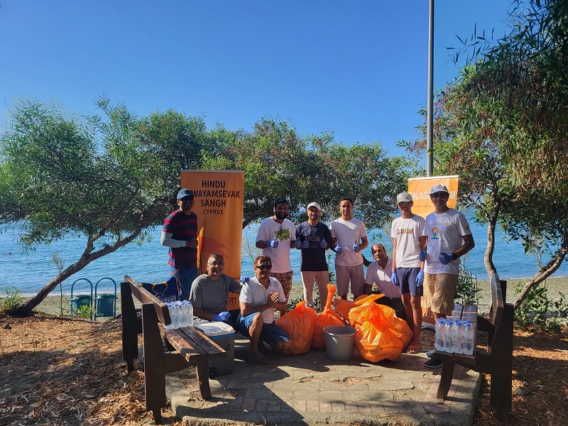 HSS Cyprus holds Dasoudi beach clean-up, to promote eco awareness, youth fitness, service