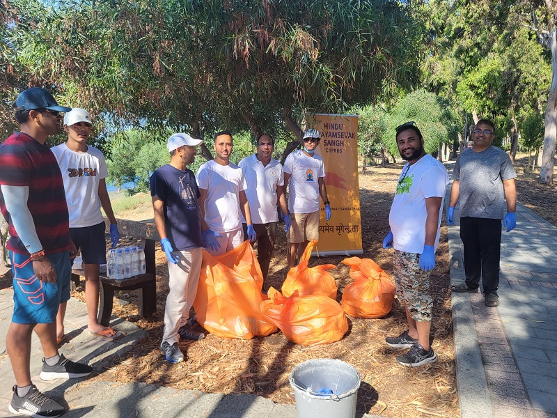 HSS Cyprus holds Dasoudi beach clean-up, to promote eco awareness, youth fitness, service