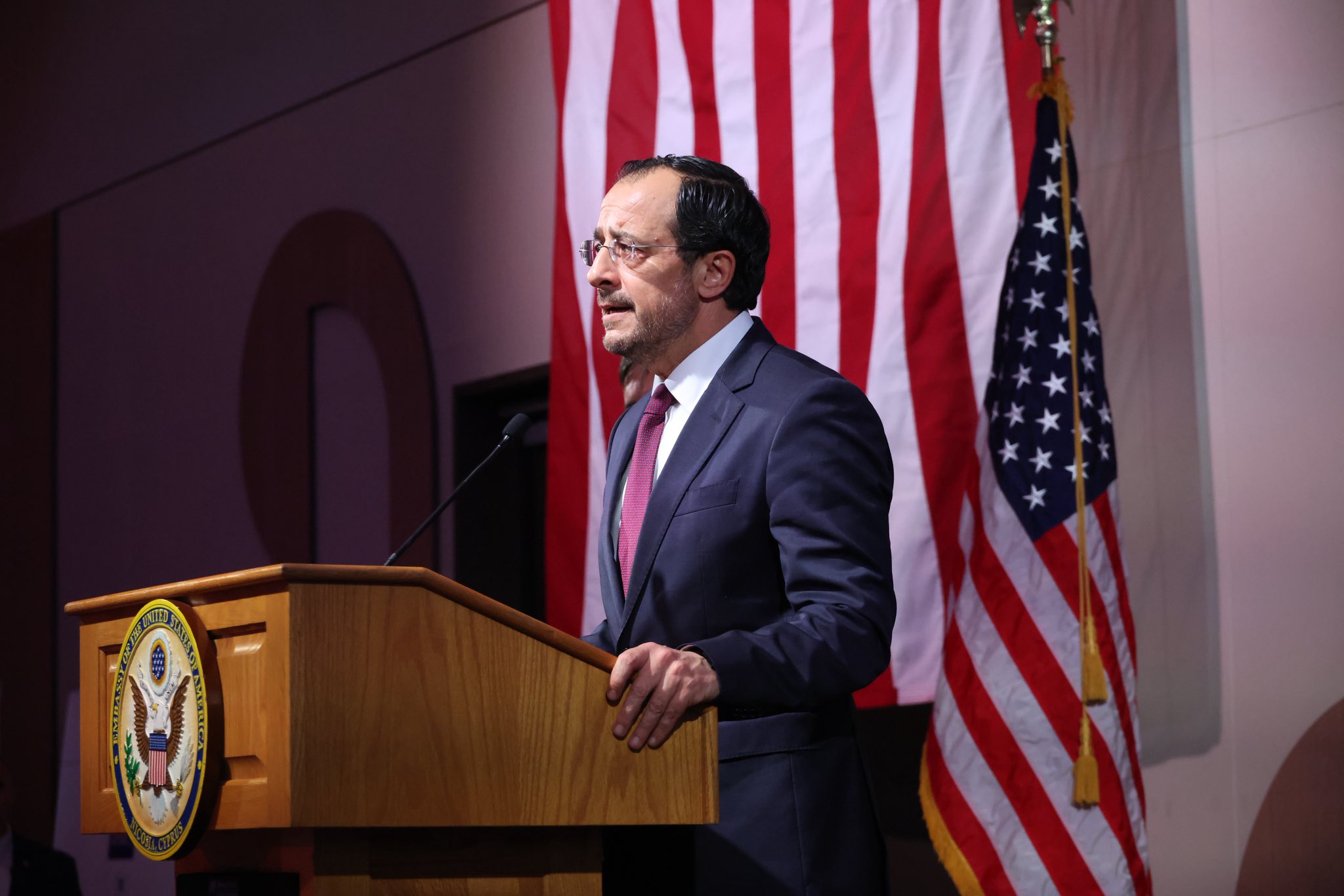 American ideals ‘of particular importance’ for Cypriots, Christodoulides says