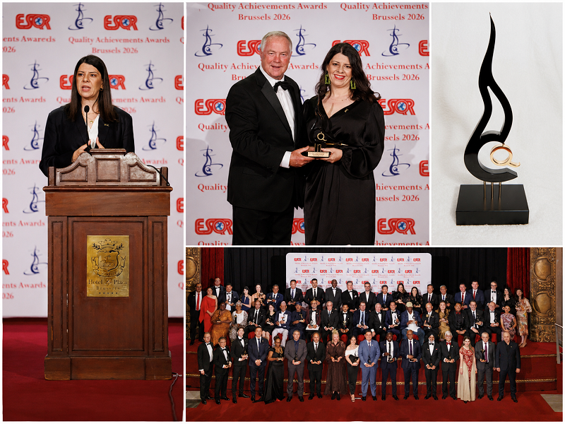 Karaiskakio honoured at 2026 ESQR Quality Achievements Award