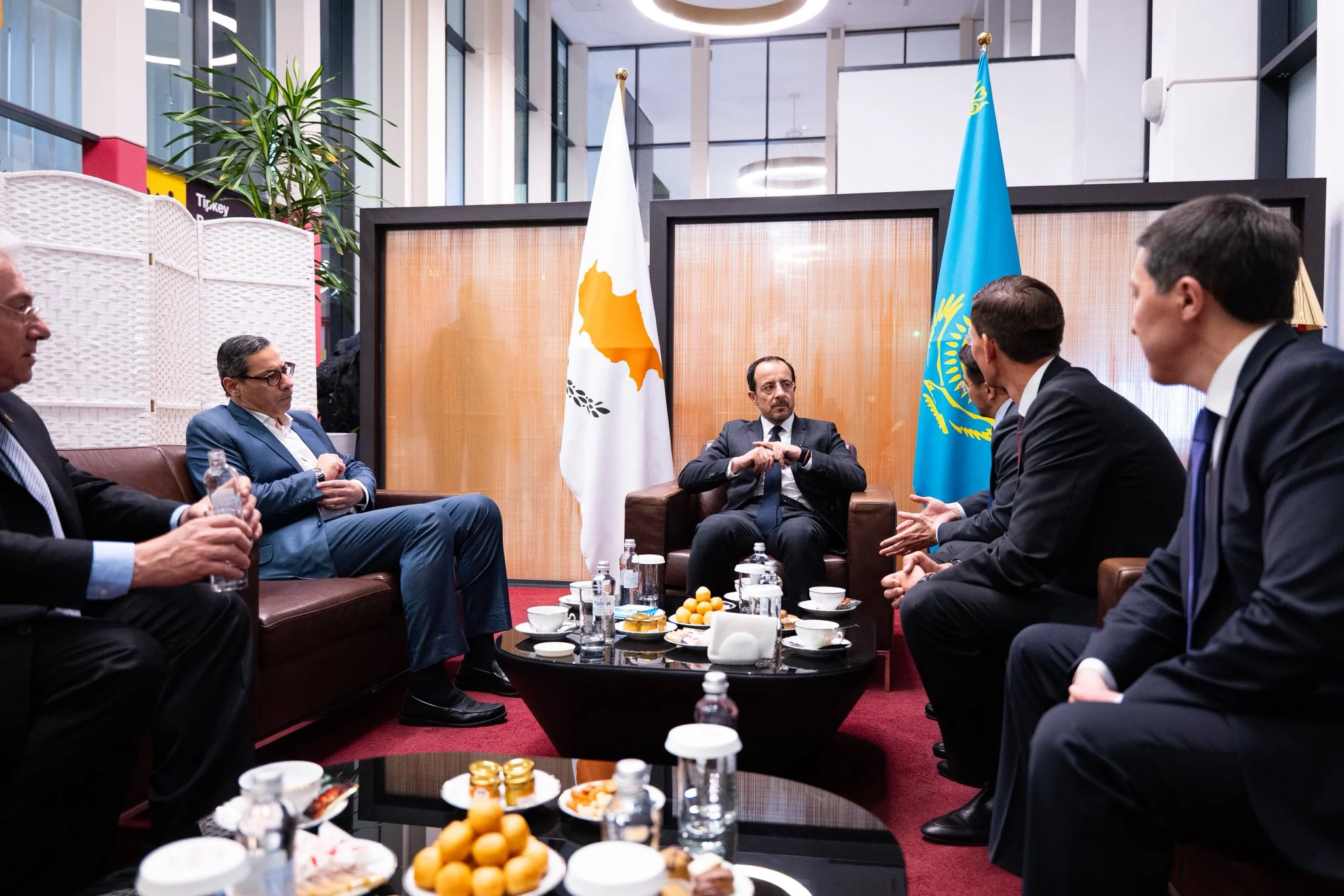 cover Christodoulides begins Kazakhstan visit as direct flights launched