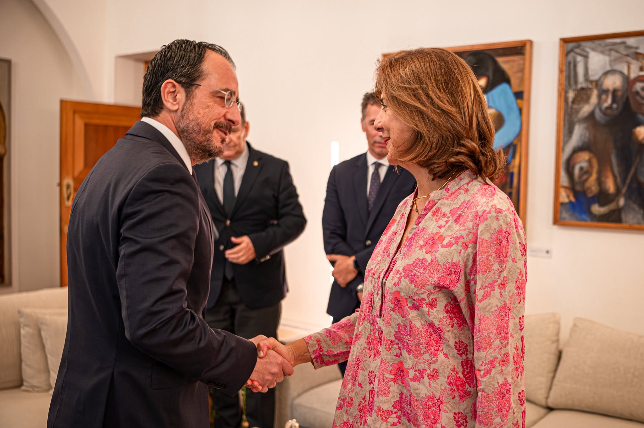 Christodoulides ‘moderately optimistic’ after Holguin meetin