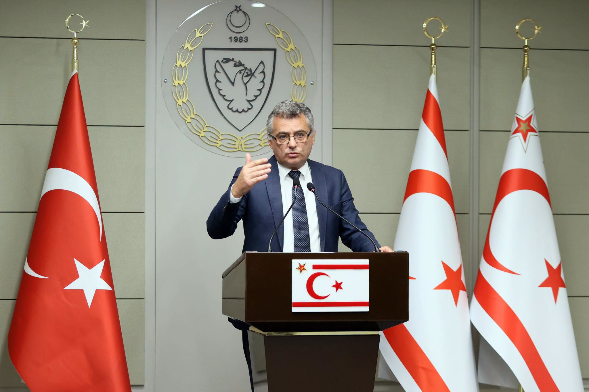 image Erhurman slams ‘baseless’ claims on Cyprus talks
